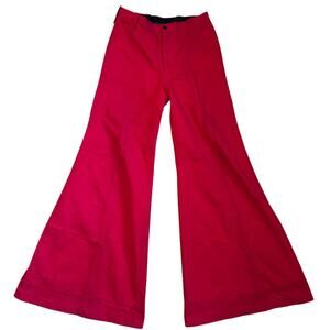 Wescott Jeaneration Vintage Red Cotton Flare Pants
